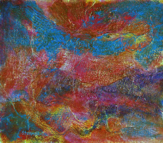 Sometimes I think the best way to understand non-representational abstract art is to create some. "String Theory" was another investigation of the design element "texture". What makes texture so fascinating is that the shadow of the texture add to the visual expression and must be considered. This was a fun piece to create. - Study