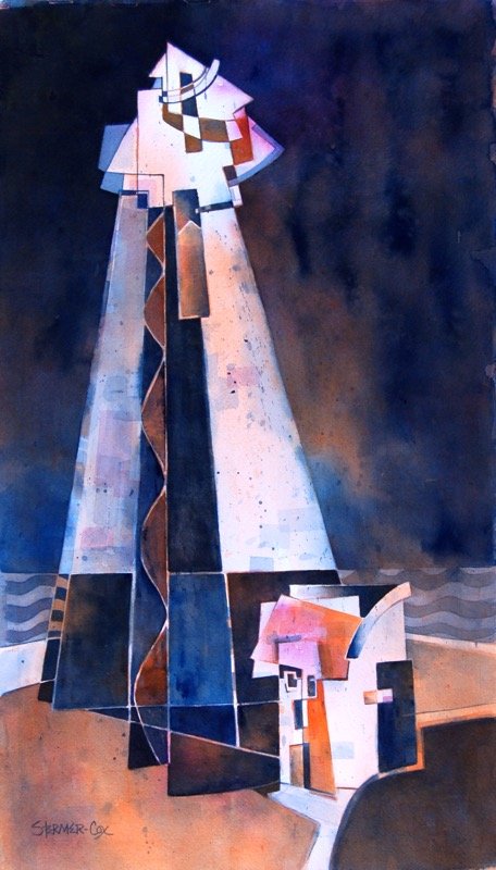 Storm Approaching, Lighthouse D10 - 329