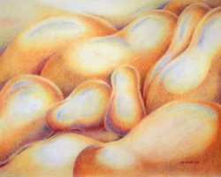 100 - Pears, $250 (Colored Pencil, 11" x 15")