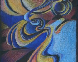 112 - Warf, $250 (Colored Pencil, 11" x 15")