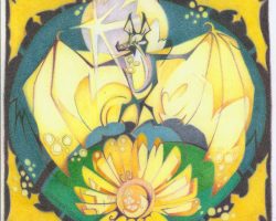 158 - Moon Goddess, $180 (Colored Pencil, 8" x 8.5")