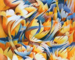 179 - Field of Flowers, $250 (Colored Pencil, 11" x 15")