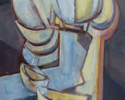 464 - Three Minute Egg V10, $650 (Acrylic, 21" x 14")